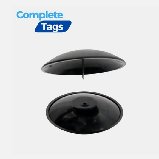 Designer RF Clam Tags - Tamper-Resistant (500)