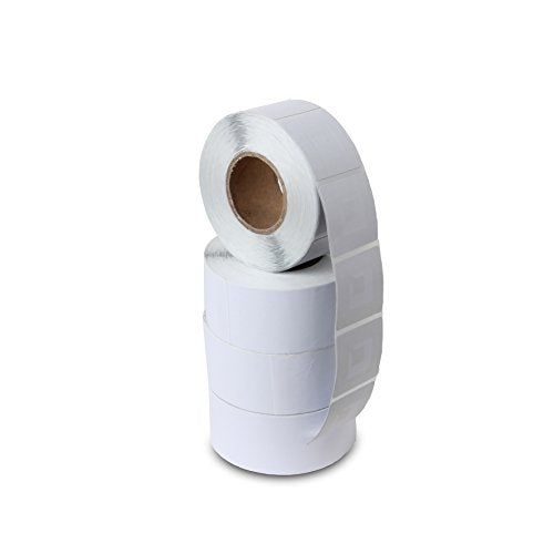 10000 Paper Security Labels 1.5X1.5 Inch Rf 8.2Mhz White Checkpoint Compatible EAS Loss Prevention